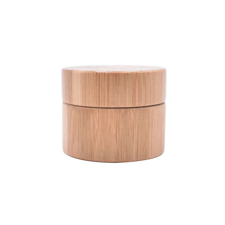 Hot Sale Eco Friendly Bamboo Cosmetic Jar 5g 15g 20g Bamboo Cream Jar for Skincare Packaging