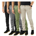 Multi-solid Pants Men's Straight Leg Casual Business Pants Slim Fit Custom Men's Twill Pants