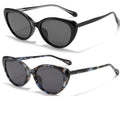 European American Personality Full Frame Unisex Shades Oversized UV400 Protective Polarized Lens Cat Eye Frame Sunglasses