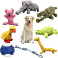 Rich Durable Dog Rope Toys Puppy Chewing Teething Set of 8 Cotton Rope for Small Medium Breeds Custom Logo Simple Style