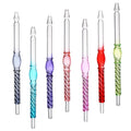 2023 New Style Green Hookah Glass Tube Free Type Chicha Narguile Mouthpiece Wholesale Shisha Accessories for Smoking