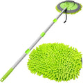 Yiwu Selling Products  Aluminium Retractable Long Handle Car Wash Brush Mop for Washing Cars
