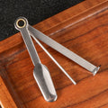 Erliao Handmade Metal Tobacco Knife Multi-Tool for Pipe Smokers Rustproof & Easy to Carry