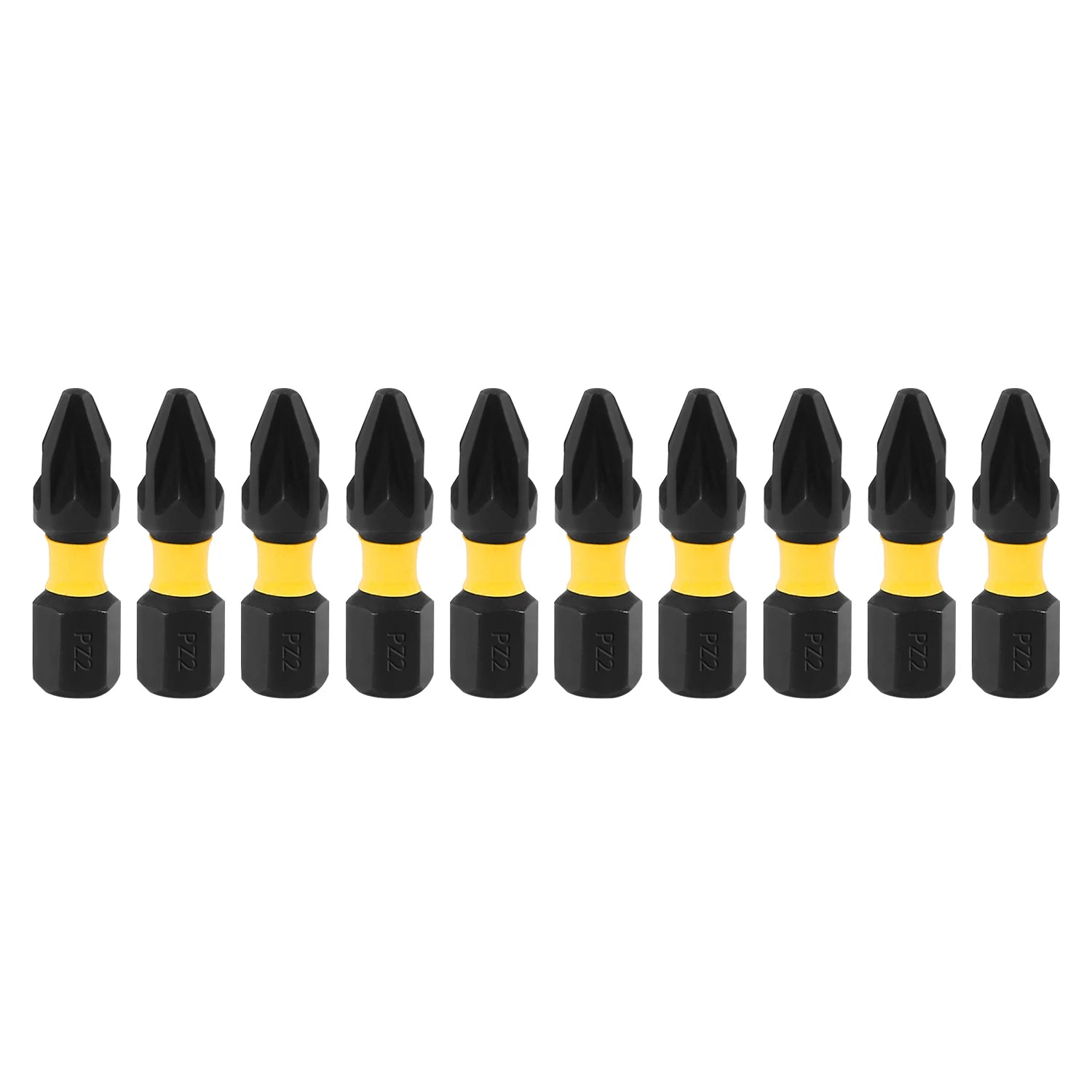 Power Tool Accessory PZ2 Bit Impact S2 Material 25mm PZ2 Drill Bit Set Ready to Ship 10PCS PACK
