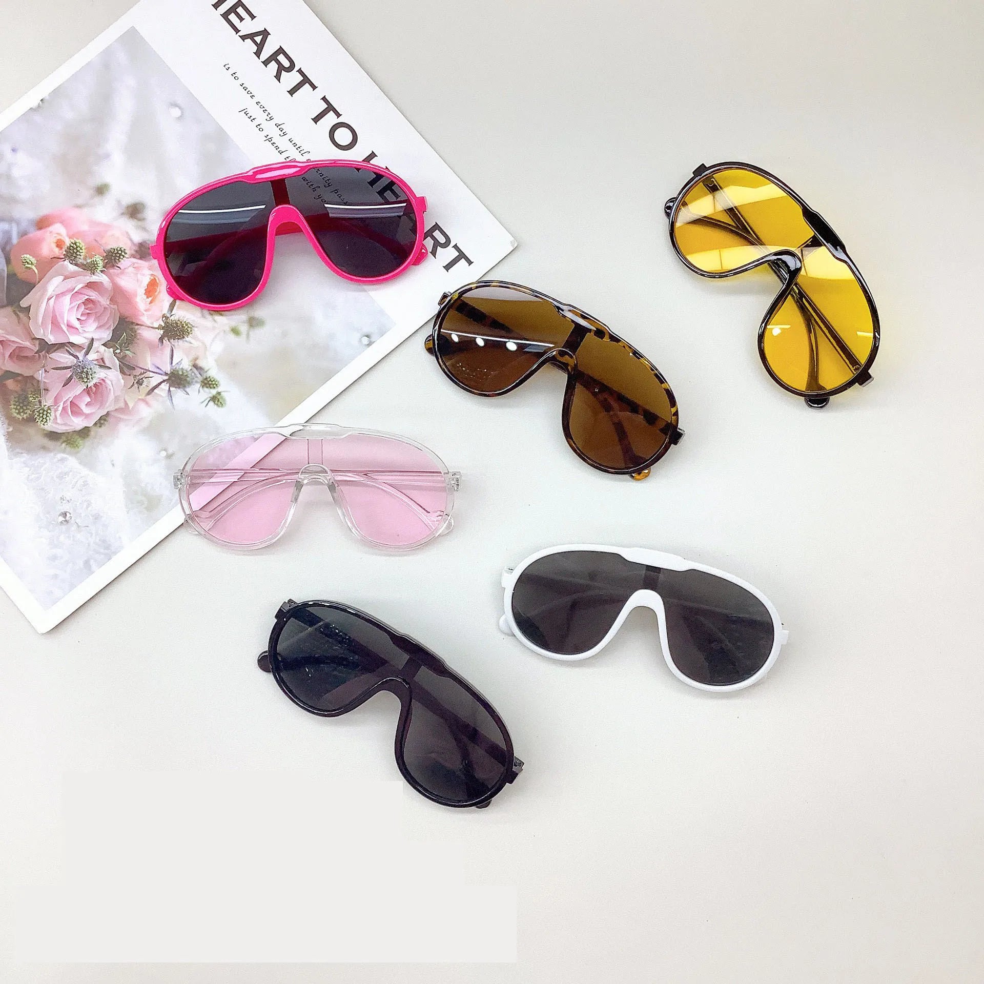 Versatile Style Fashion Children's Sunglasses for Boys and Girls Sports Sun protection Sunglasses