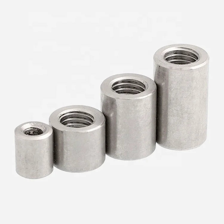Stainless Steel AL6063 Threaded Sleeve Bar Stud Rod Coupling Nut