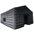 Black Portable LED Disco Lighting Mobile Night Club Tent Inflatable Cube Party Tent Inflatable Nightclub With air Shipping