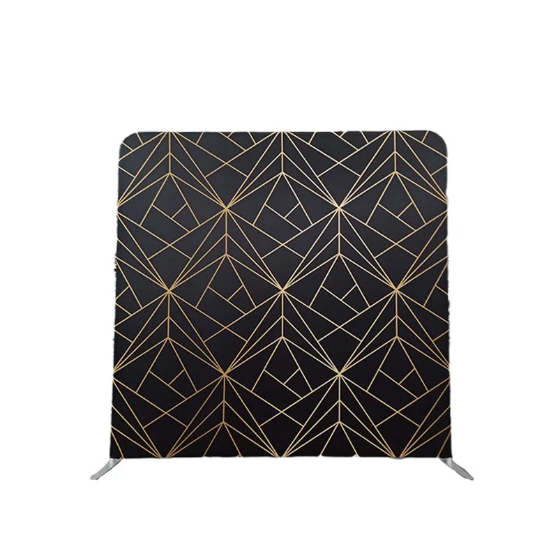 Factory Custom 10ft Fabric Tension Backdrop Stand Pattern Tension Pillowcase Fabric Photo Booth Backdrop
