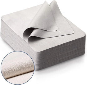 Wholesale Black Beige Suede Glasses Cloth Custom Logo Digital Printing Microfiber Lens Sunglasses Cleaning Cloth