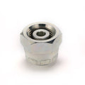 SALNYA Carbon Steel High Pressure Forged Zinc Plated Smooth Adapter Hose Fitting Metric Female Plug for 9C 9D Hydraulic