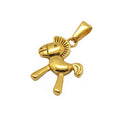 Olivia 18K Gold Animal Necklace Jewelry Custom Stainless Steel Horse Pendant Charms for Men Boys