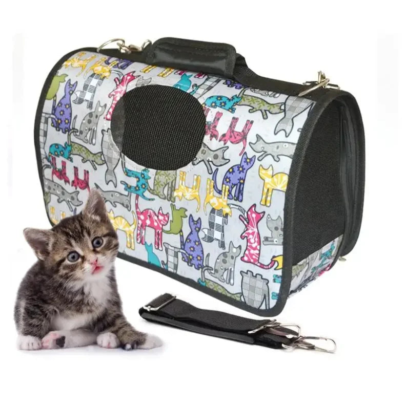 Waterproof Oxford Clothes Pet Carrier Bag Pet Travel Handbag Cat Dog Carrier