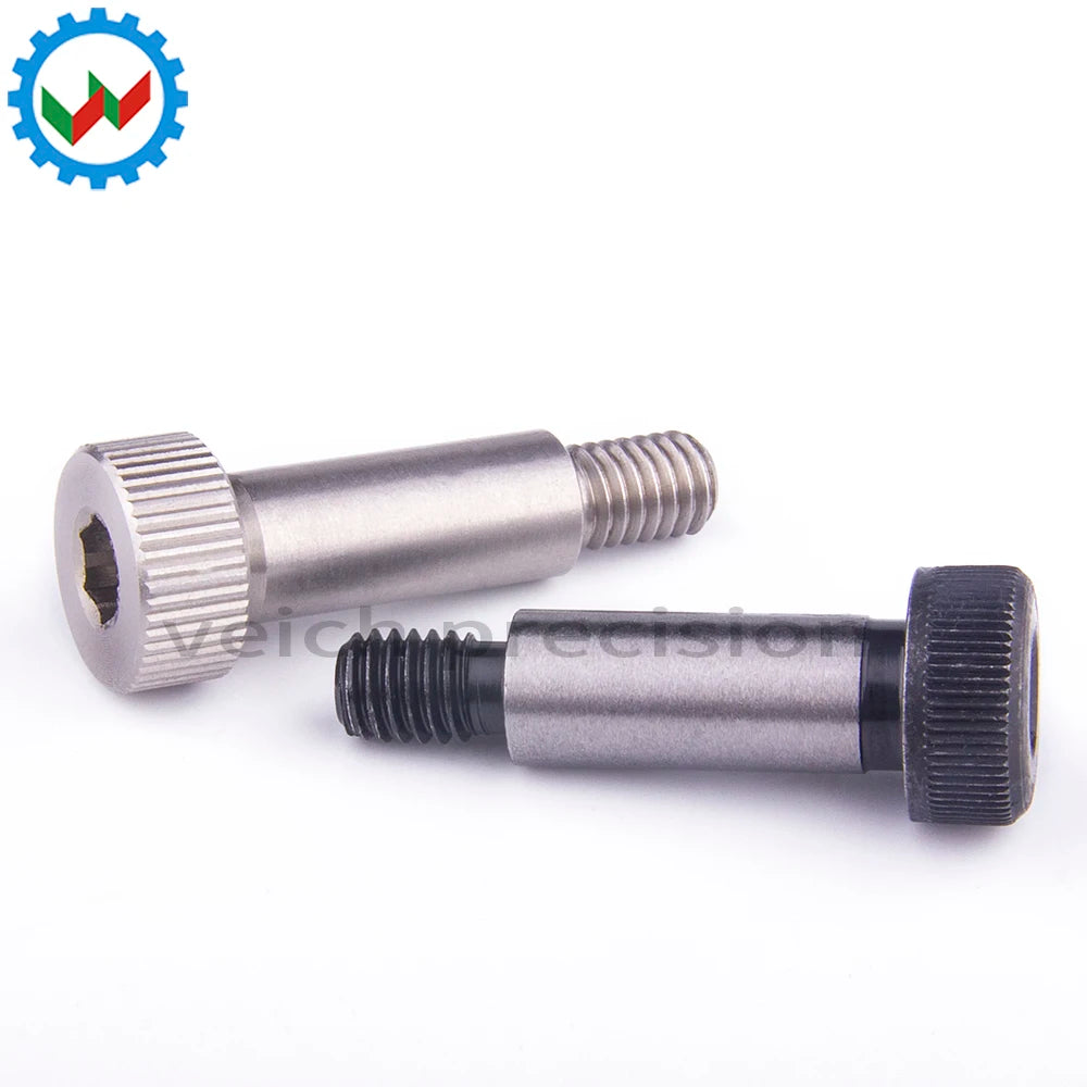 Veich VCN610-ST Standoff Dowel Pin Hex Socket Threaded Knurled Made of Carbon Steel Machinery/Equipments Custom Size Fasteners