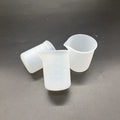 100ml Transparent Silicone Measuring Beaker Cup Graduated Measuring Cup for Laboratory or Kitchen