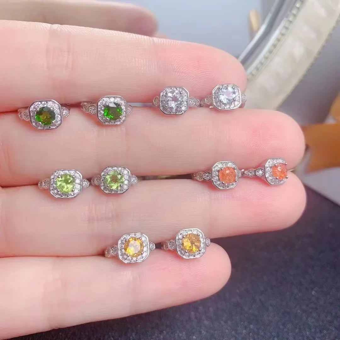 Luxury 925 Sterling Silver Drop Earrings for Girls New Design Gold Plated Party Accessories Ladies Jewelry Perfect Gift Idea