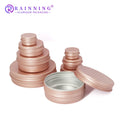 5ml 10ml 20ml 30ml 50ml 60ml 80ml 100ml 250ml Matte Rose Gold Aluminum Tin Cream Lip Balm Aluminium Tin Jar