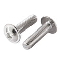 201 Stainless Steel M2-M10 Hex Flange Allen Bolt Plain Finish ISO Standard
