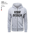 Unisex Black and White 100% Cotton Gym in Bulk Oversized Custom Logo Printing Hoodies With Zipper