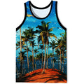 Fitspil 3d Tops Summer Casual Novelty Sleeveless Shirt Unisex Colorful Tank Top Tees Shirt Wholesale