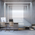 3D Space Extension Company Office Wallpaper Industrial Style Milk Tea Live Broadcast Barber Shop Mural Simple Cement Wallpaper