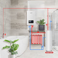 JNOD 5.5kW Instant Electric System Boilers for Home Central Heating Wifi Control Hydronic Heat Boiler