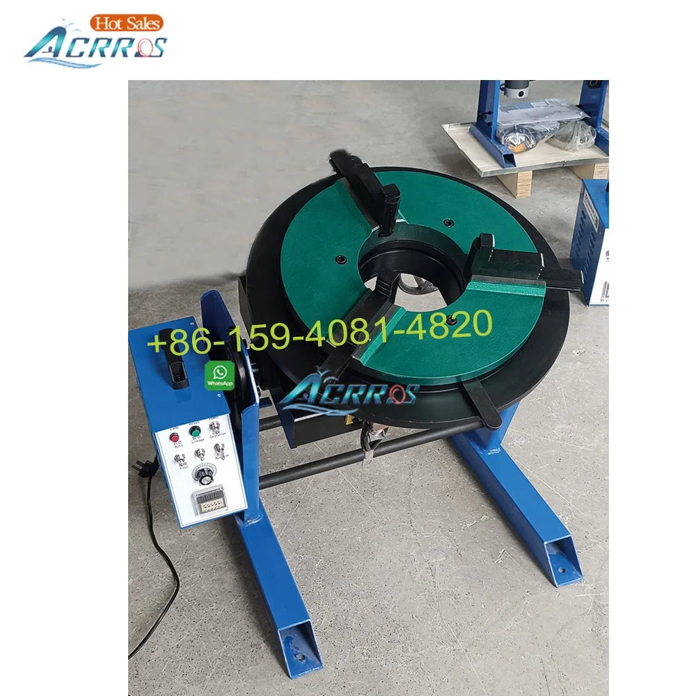 Rotary Table DC Motor Industrial Welding Positioner 300kg Capacity with 400mm Chuck 300kg Ccpacity