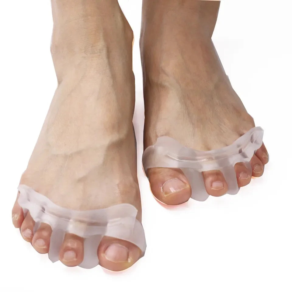 Silicone Toe Separator Bunion Corrector and Overlap Stretchers for Men and Women Gel Material
