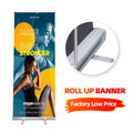 Low Price Roll up Banner Stand Display Roll up With Plastic Feet 85*200cm 80*200cm