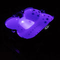 Modern 2.1M Rectangle Shape 3-Person Outdoor Hot Tub Hydromassage Made Acrylic Material for Home Hotel for Garden Backyard Use