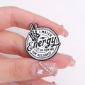 English Letter Have the Day You Deserve Skull Beads Handmade Crafts Characters Metal Soft Enamel Lapel Pin