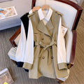 Wholesale 2026 New Autumn High Grade Fashion Casual Work Wear Windbreaker Vest Shirt Two Piece Women's Set