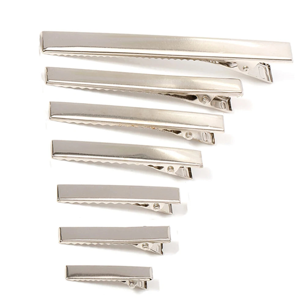 1000pcs/bag Metal Hair Alligator Clips 32mm/46mm/56mm/66mm Findings for DIY Jewelry Hair Style Tools Accessories