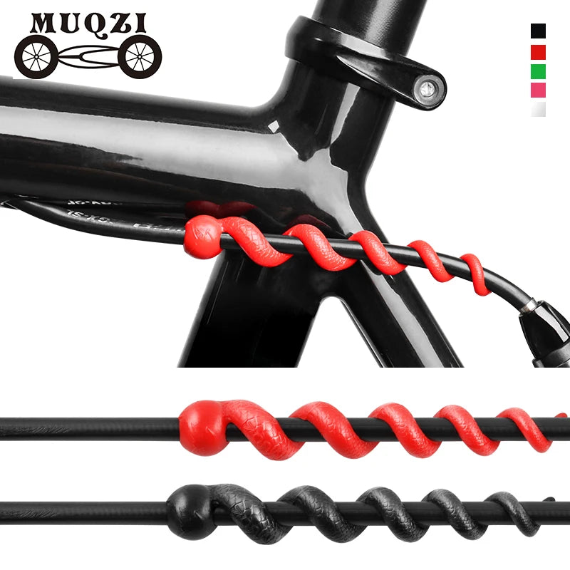 MUQZI Bicycle Brake Cable Shift Cable Housing Protector Ultralight Frame MTB Frame Protective Cable Guides for Mountain Bike