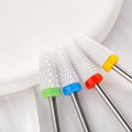 Professional Customization 2.35mm E File Cuticle Clean Ceramic Nail Drill Bits Manicure Salon Ceramic Nail Drill Bits