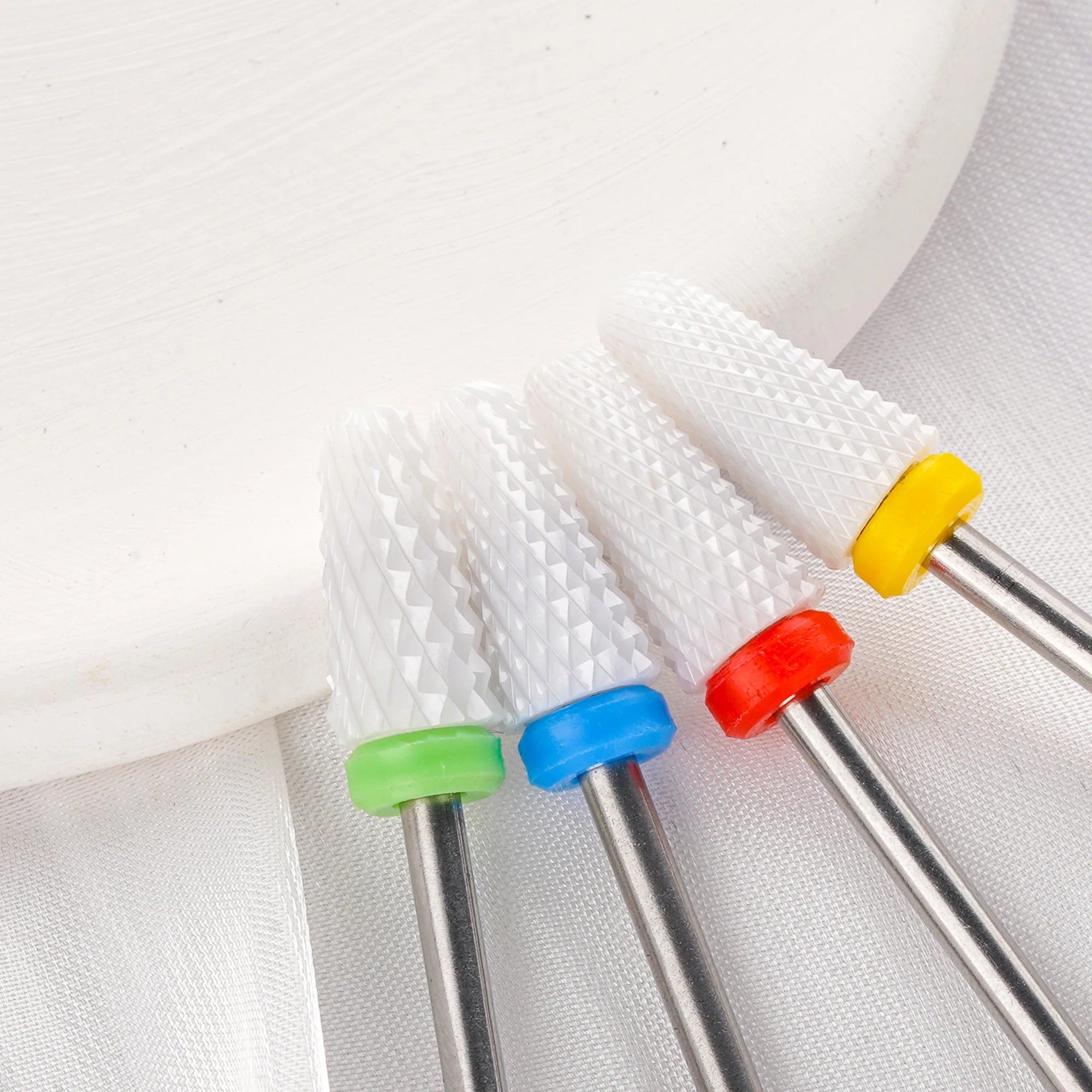 Professional Customization 2.35mm E File Cuticle Clean Ceramic Nail Drill Bits Manicure Salon Ceramic Nail Drill Bits