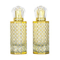 50ml Hexagon Bottle Unique Shaped Cosmetic Polygonal Sub-Bottle Spray Pressing Empty Hexagon Glass Perfume Bottles