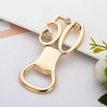 Wholesale 50th & 70th Birthday Souvenirs Golden Beer Bottle Opener with Number for Guests