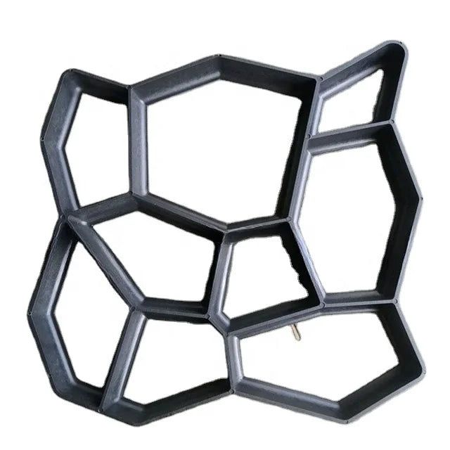 DIY Plastic Maker Pavement Path Concrete Molds for Garden Random Paving Mold Injection Mould Slabs Stepping Stones Personalized