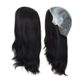 BIO FW 14" Knotted Full Polyskin PU Chinese Cuticle Remy Hair Wig for Women Natural Straight