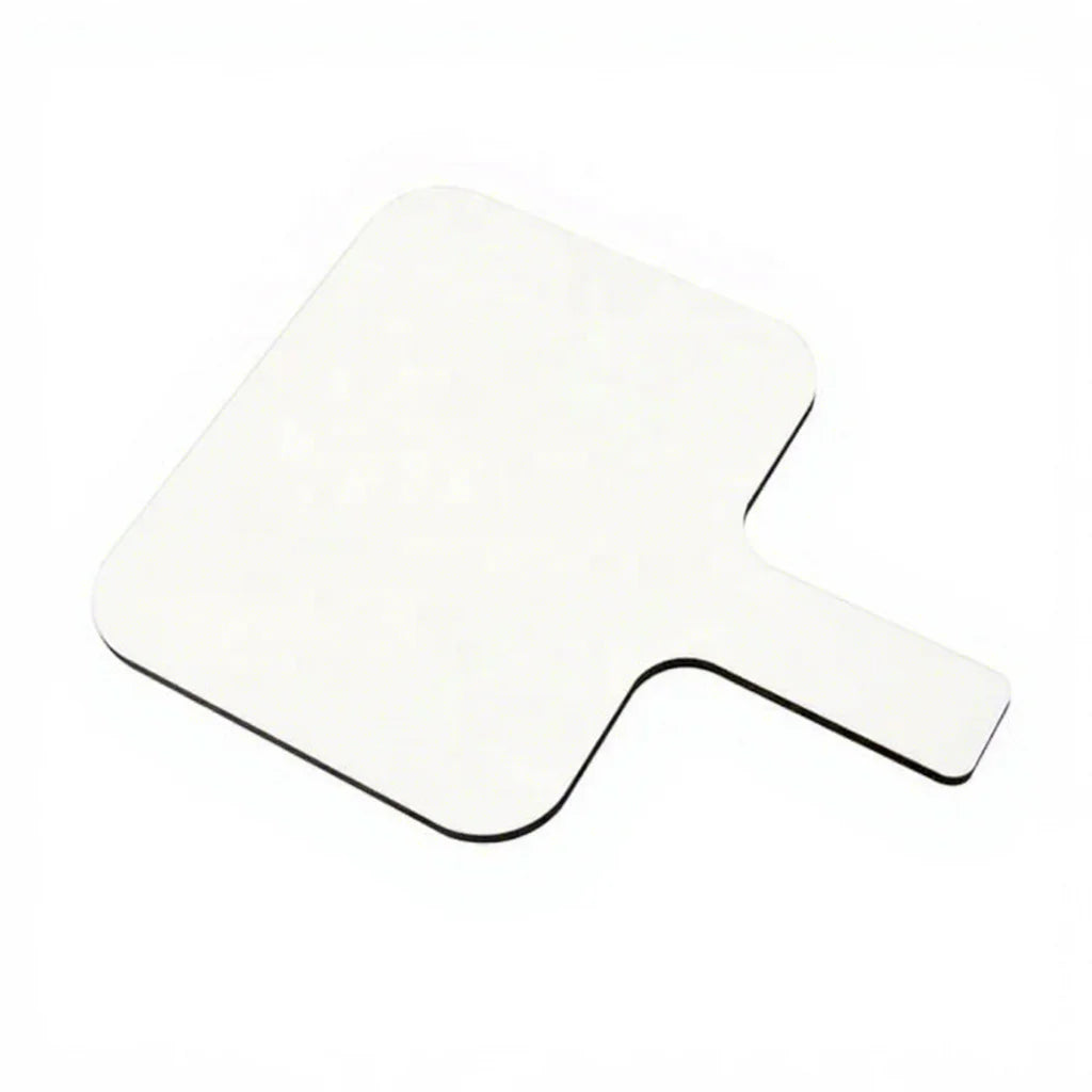 Single Sided Custom Memorial Paddle Fan Sublimation Wood MDF Hand Paddle Church Fans Blank White Grad 2026