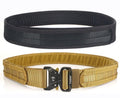 Outer and Inner Double Layer Quick-Release Multifunctional Adjustable Tactical Belt for Men