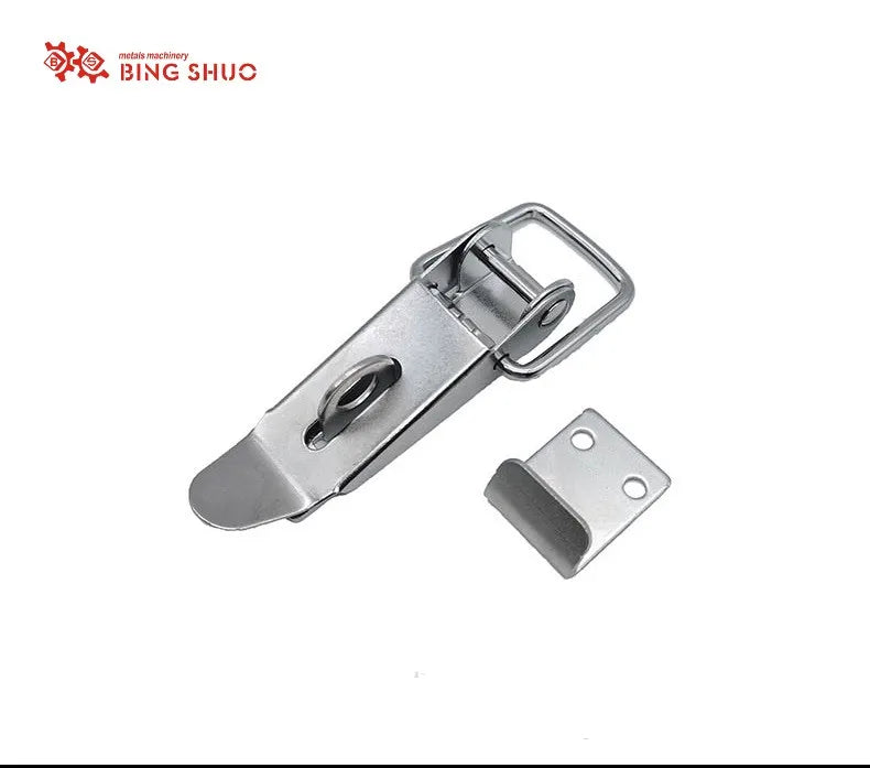 L508 Zinc and Iron Toggle Clasp Machine Galvanized Fastener Hasp Latch Catch for Wooden Jewelry Box Lockable Box Latch Lock