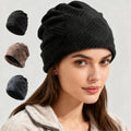 Women Winter Fashion Warmth Windproof Insulate Daily Office Use Knitted Beanie Hat