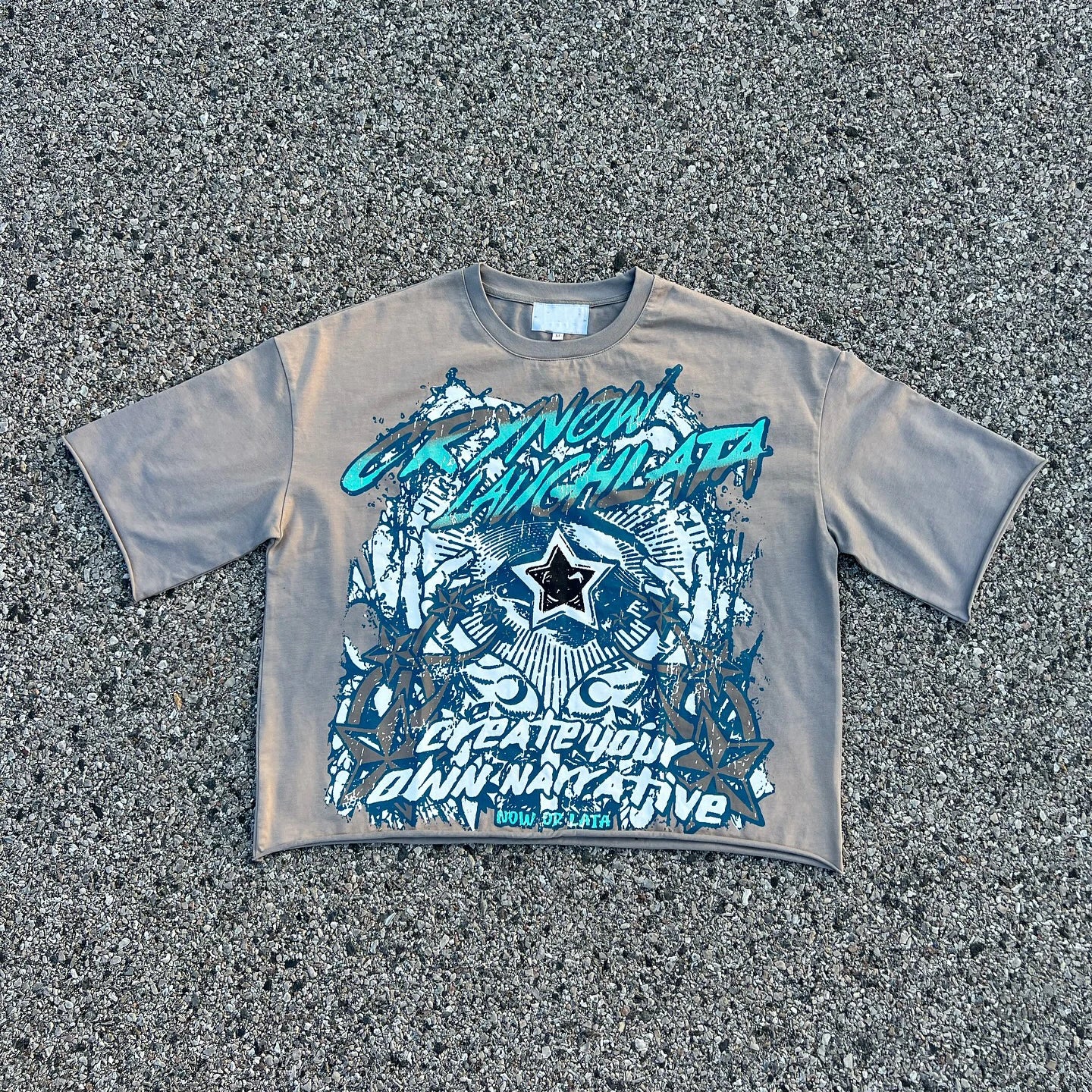 US Free Tax High Quality Manufacturer Heavy Dtg Print Tee Streetwear T-shirts 100% Cotton Graphic t Shirt for Men