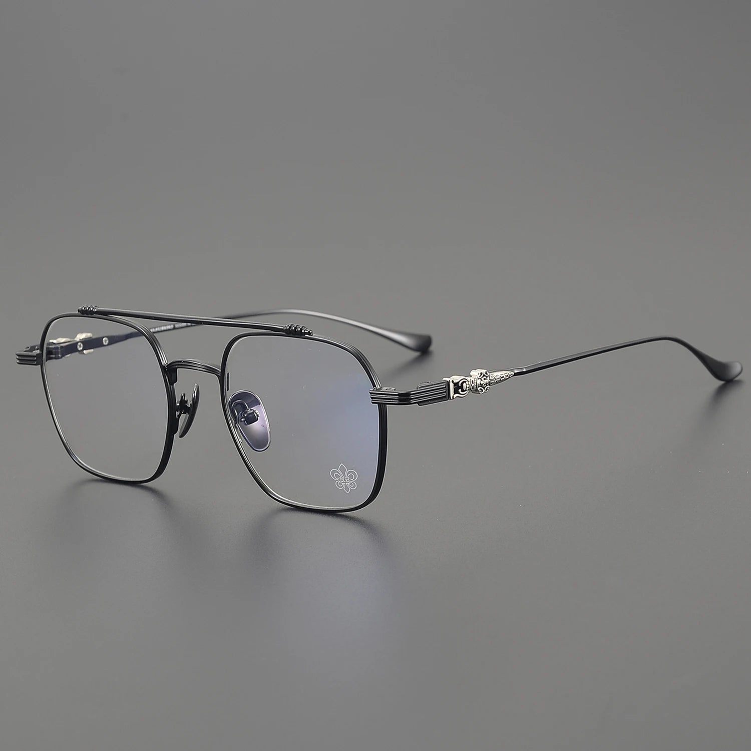 CH8064 2024 Titanium Luxury Men's Eyeglasses 2024 New Pilot Gold Optical Fashion Exquisite Workmanship Transparent Lens Reading