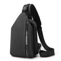 Factory Direct Supply Customized New Arrival Factory Direct Water Resistant Zipper Black Waterproof Messenger Shoulder Chest Bag