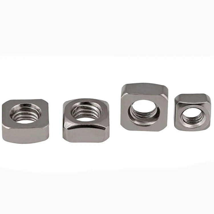 DIN557 Stainless Steel Square Nuts Customized Stainless Steel Square Nuts Din557 for Heavy Industry
