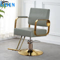 Kisen Barber Chair Luxury Hair Salon Equipment Chair Barber Hair Cutting Customized Styling Chair