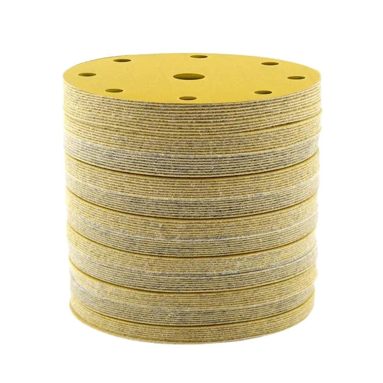 Hook and Loop Aluminum Oxide Abrasive Discs Medium Hardness OEM Quick Change Sand Paper Manufacturer