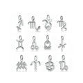 Pan Charms Bracelet 12 Constellations Horoscope Sign 925 Sterling Silver Fit Original Astrology Zodiac Star Bead for Women Jewel